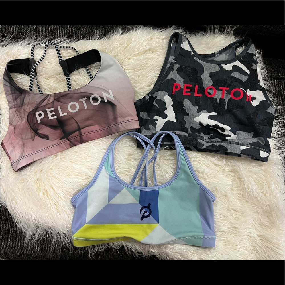 3 Peloton Medium Sized Sports Bras